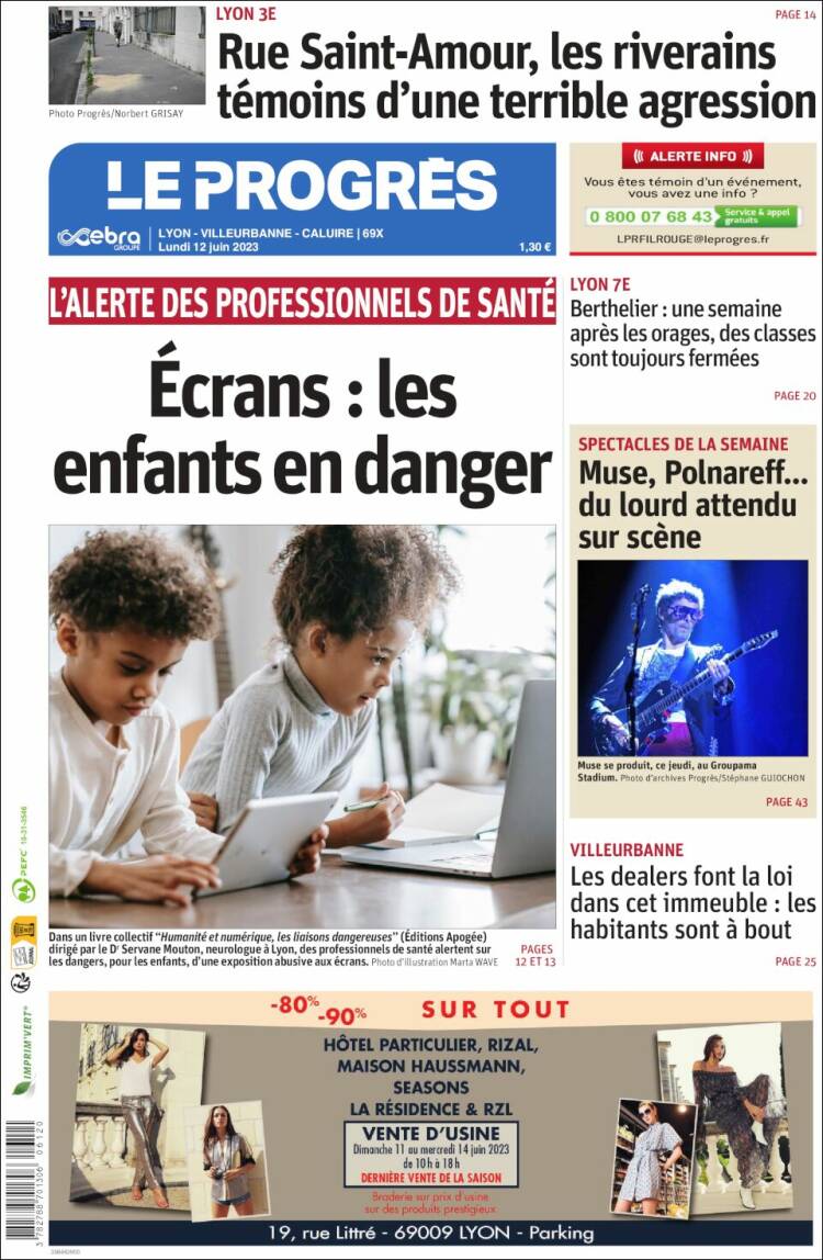 Portada de Progres de Fecamp (Francia)