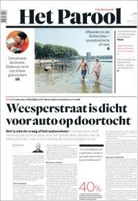 Portada de Het Parool (Pays-Bas)