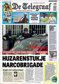 Portada de De Telegraaf (Pays-Bas)