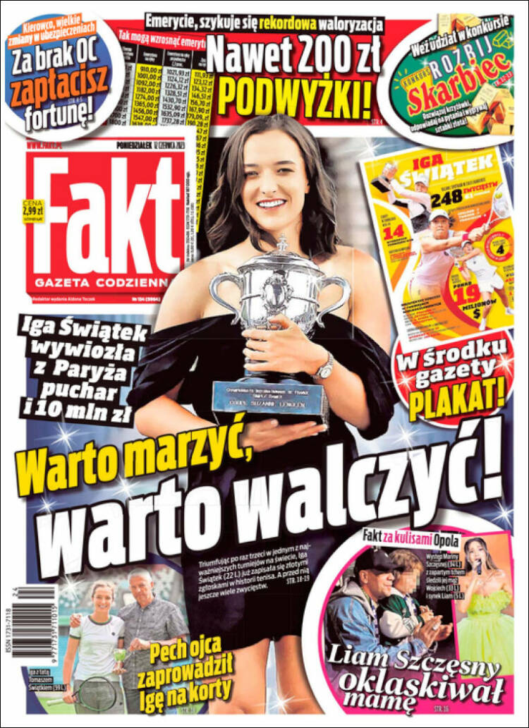 Portada de Fakt (Polonia)