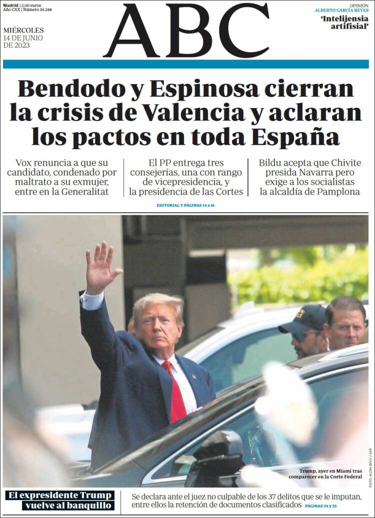 Portada de ABC (España)