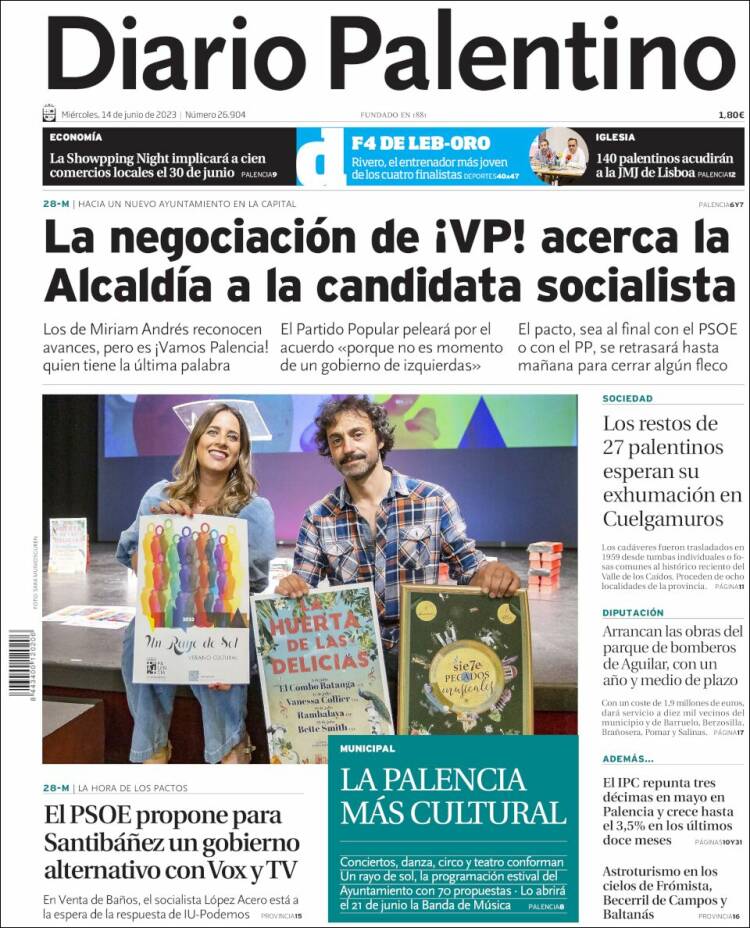 Portada de Diario Palentino (España)