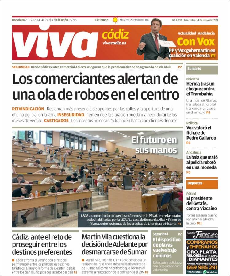 Portada de Información - Cadiz (España)