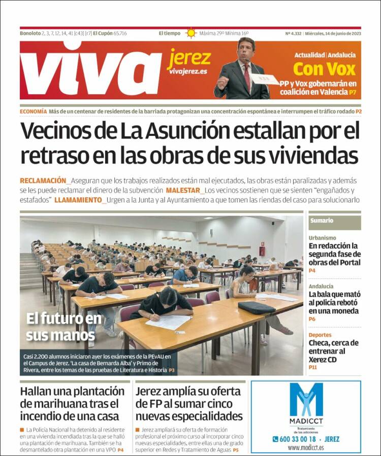 Portada de Información - Jerez (España)