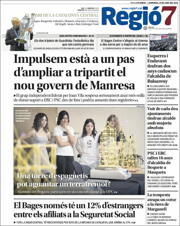 Portada de Regio7 (España)