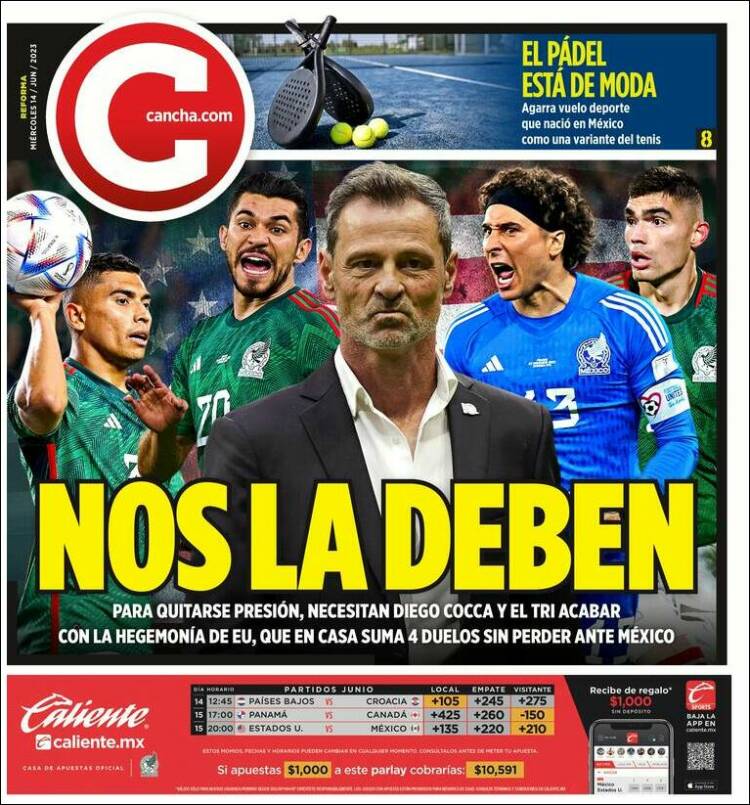 Portada de Cancha (M&eacute;xico)