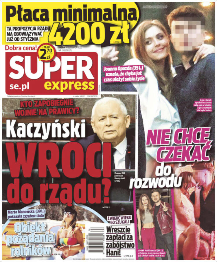 Portada de Super Express (Polonia)