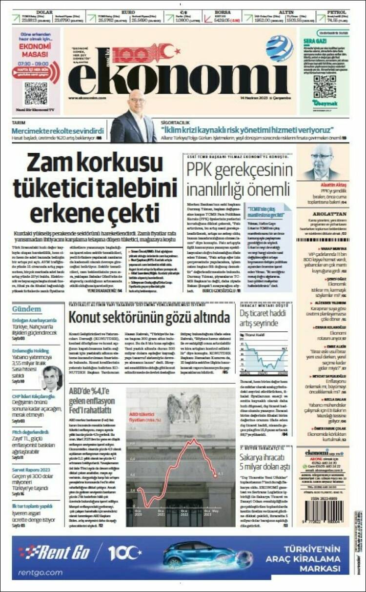 Portada de Dünya (Turqu&iacute;a)