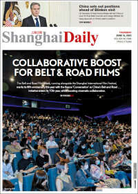 Portada de Shanghai Daily (China)