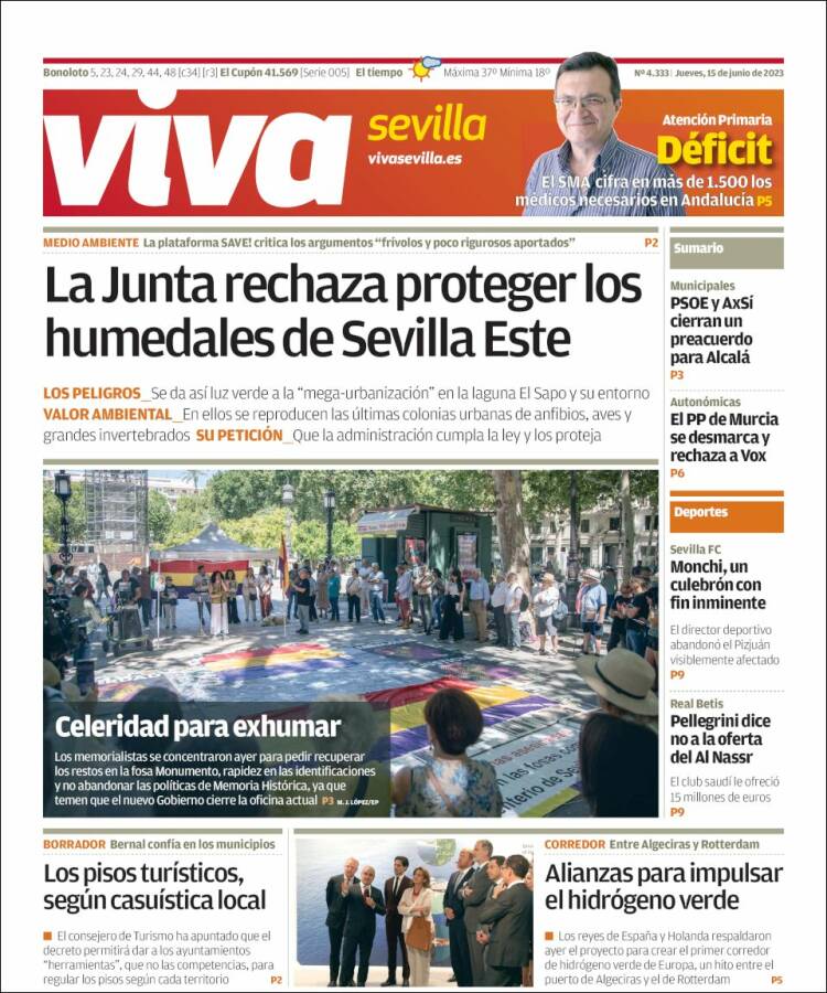 Portada de Viva Sevilla (Spain)