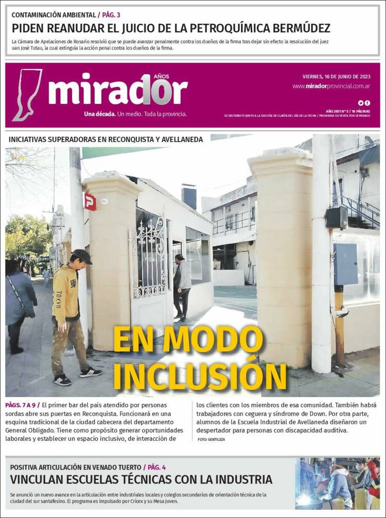 Portada de Mirador Provincial (Argentina)