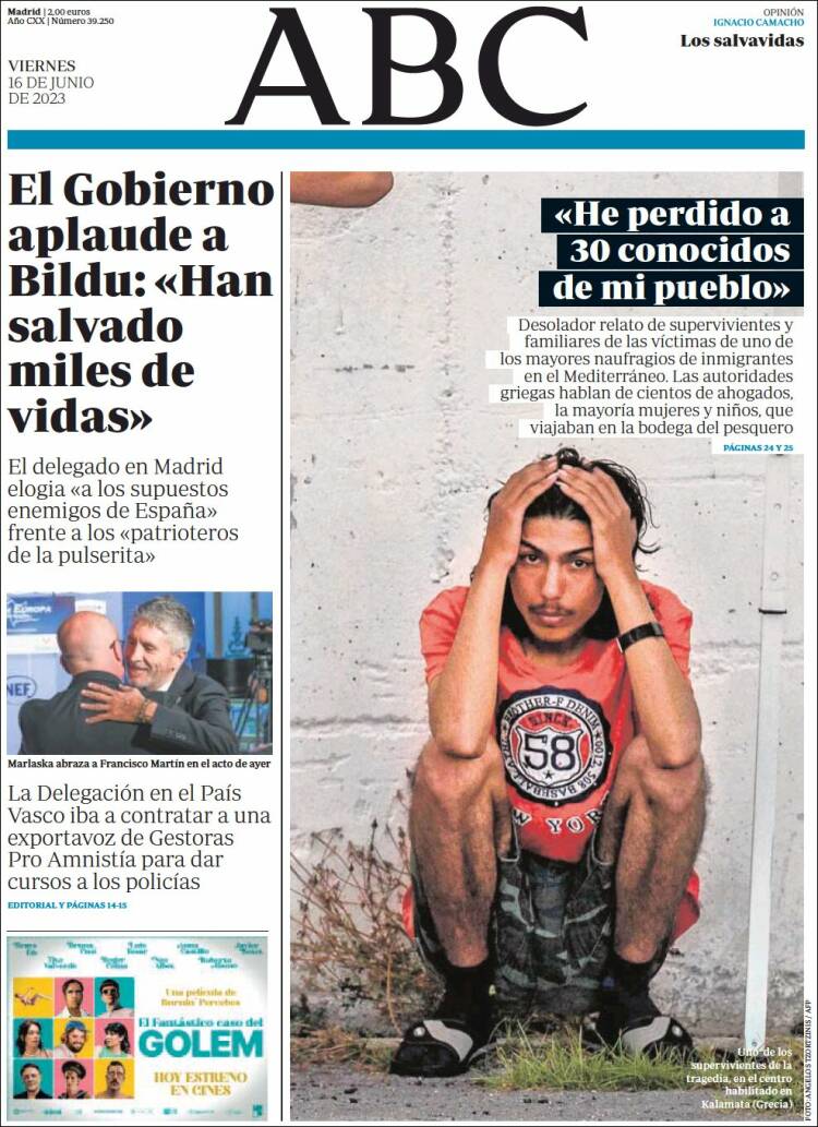 Portada de ABC (España)