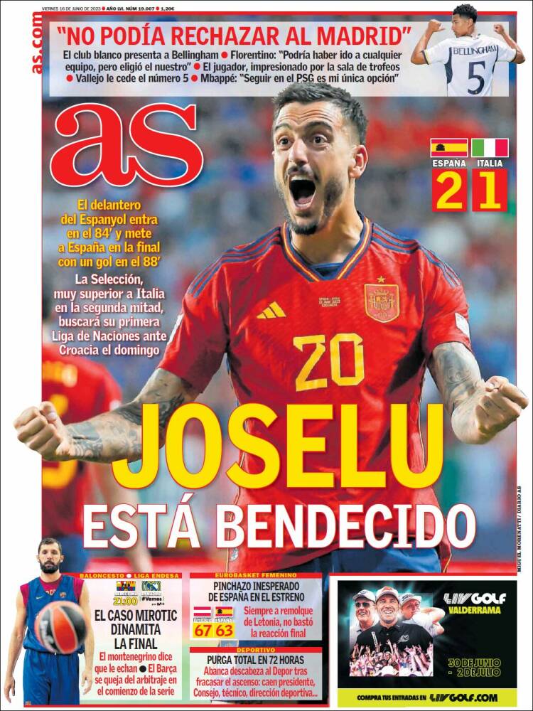 Portada de As (España)