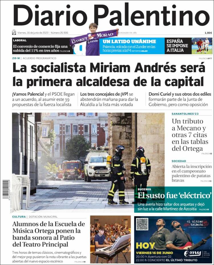Portada de Diario Palentino (España)