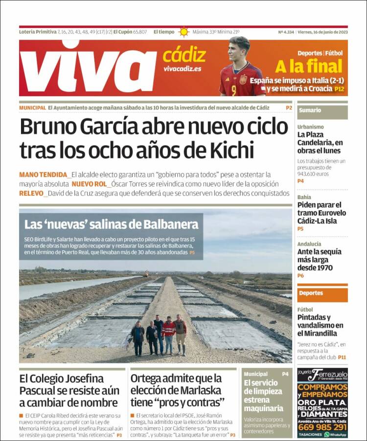 Portada de Información - Cadiz (España)