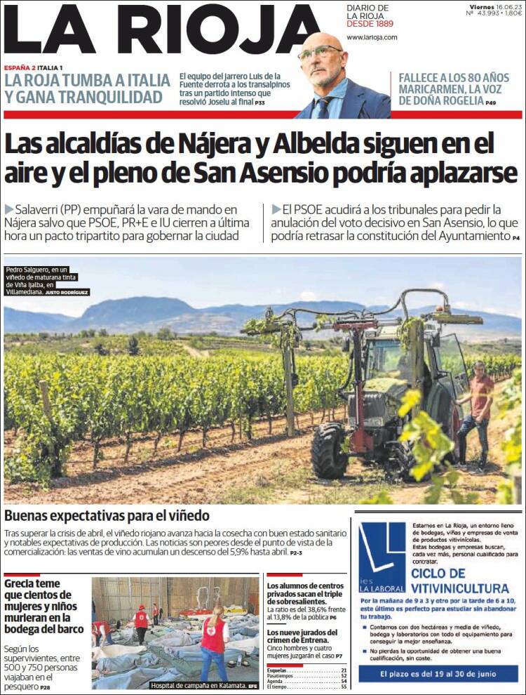 Portada de La Rioja (España)