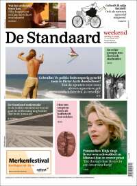 Portada de De Standaard (Bélgica)