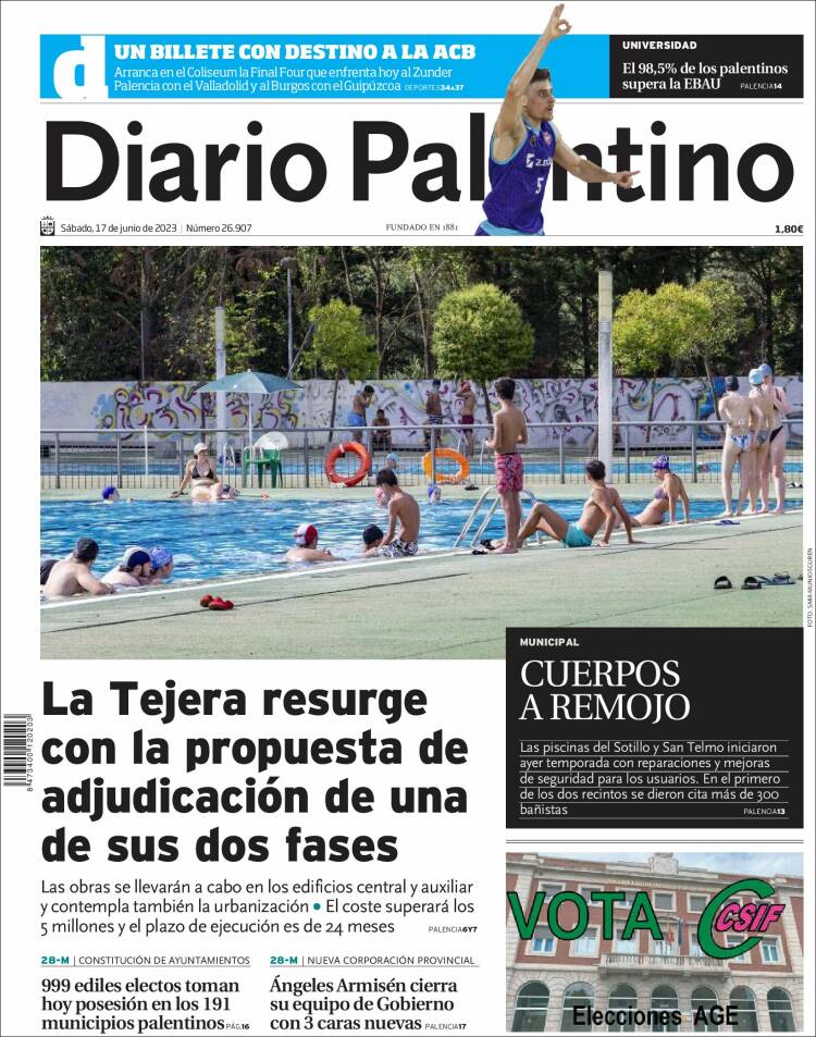 Portada de Diario Palentino (España)