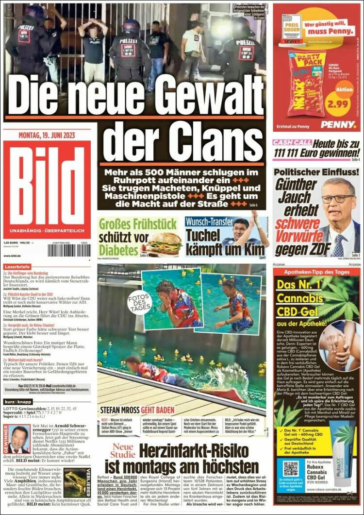 Portada de Bild (Alemania)
