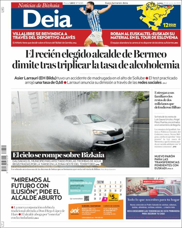 Portada de Deia (España)