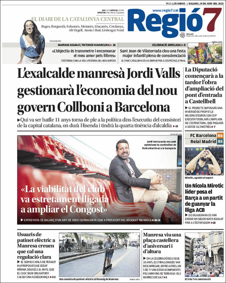 Portada de Regio7 (España)