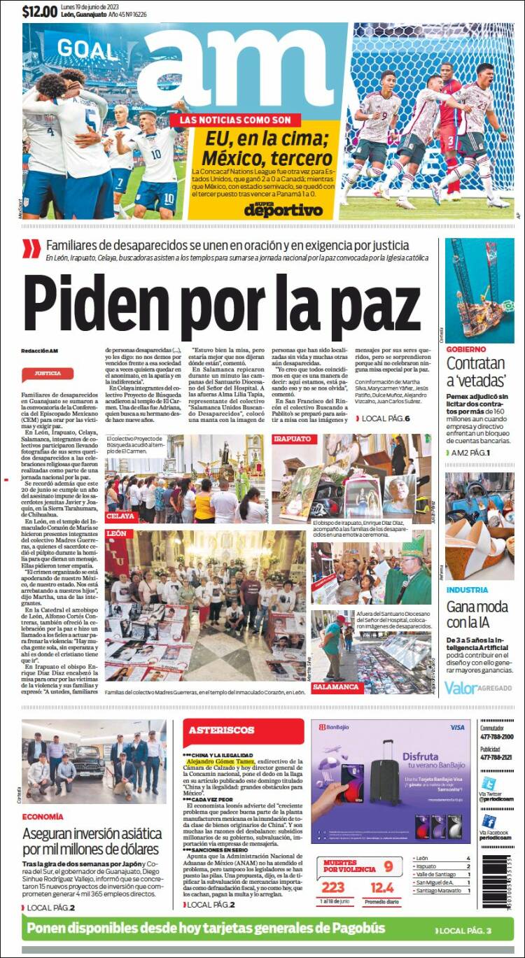 Portada de Al Día A.M. (Mexico)
