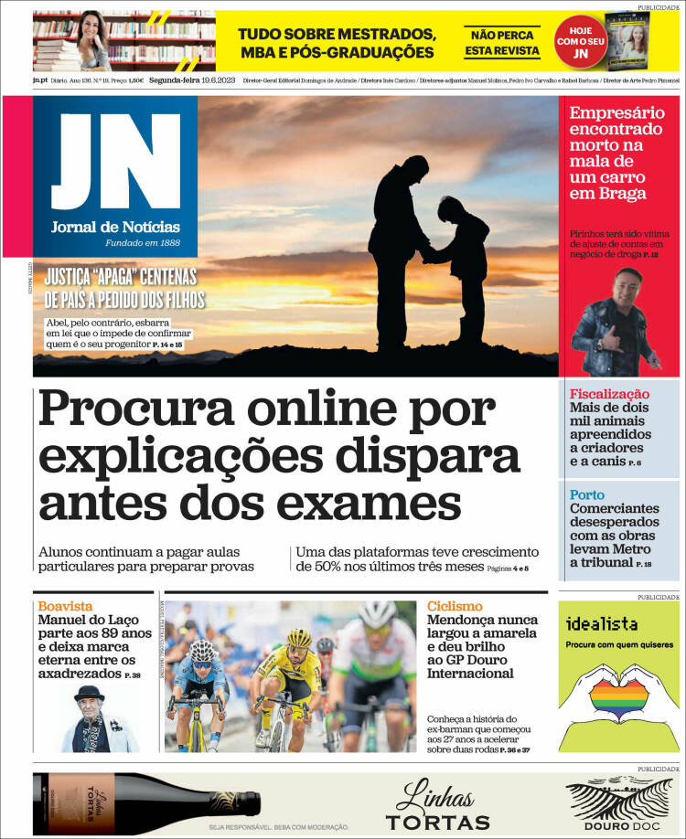 Portada de Jornal de Notícias (Portugal)