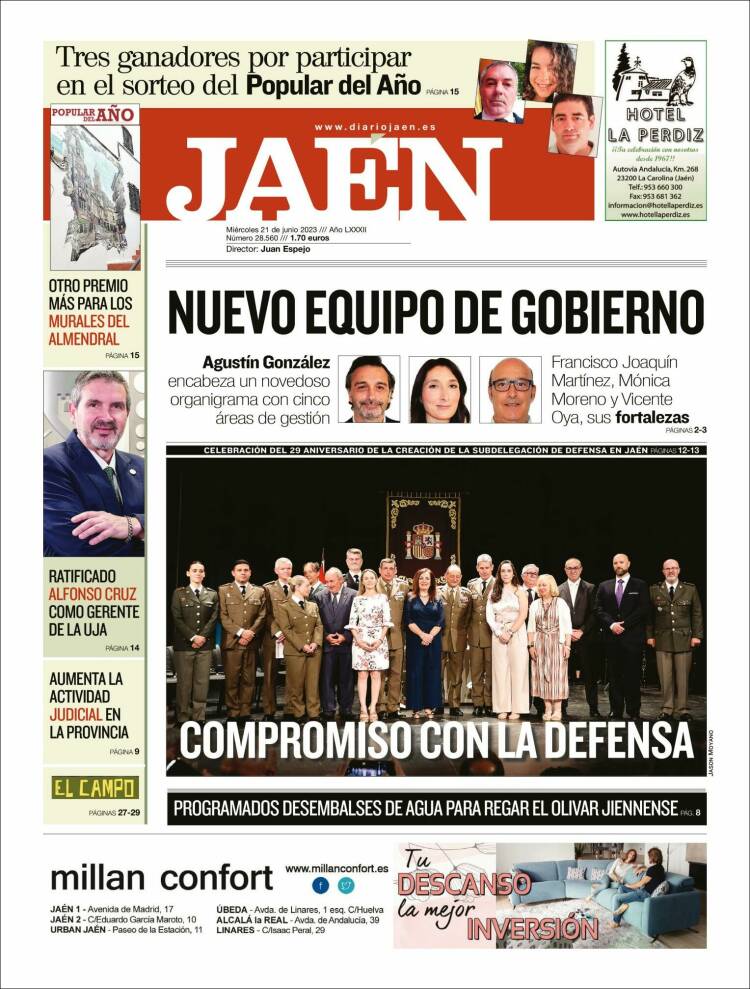 Portada de Diario Jaén (Spain)