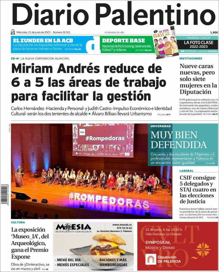 Portada de Diario Palentino (Spain)