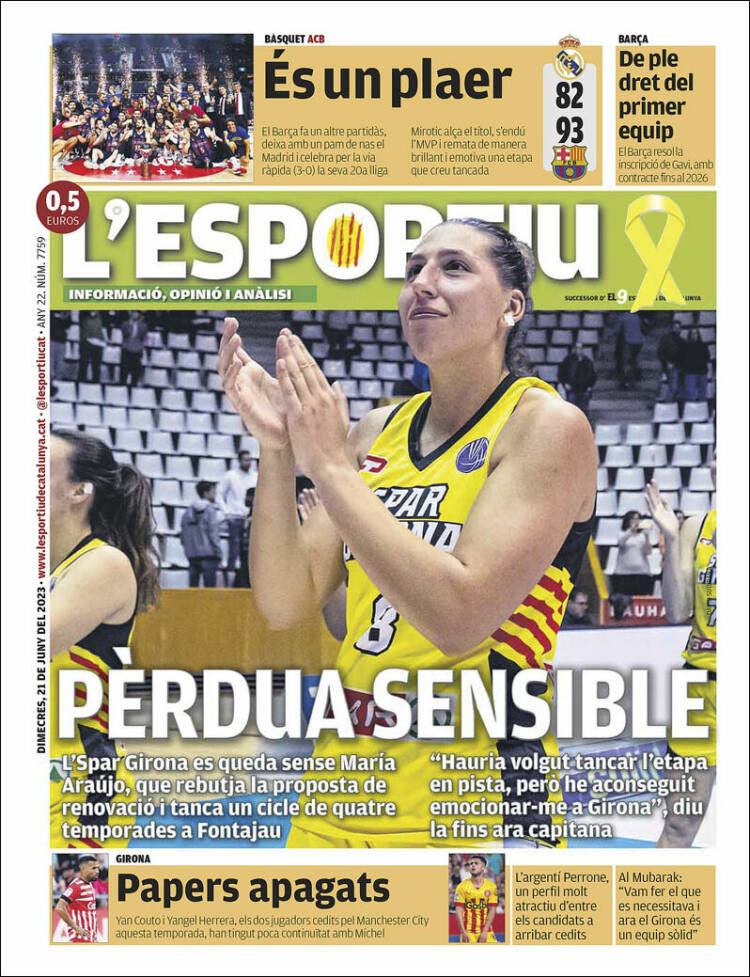 Portada de L'Esportiu : Girona (Spain)