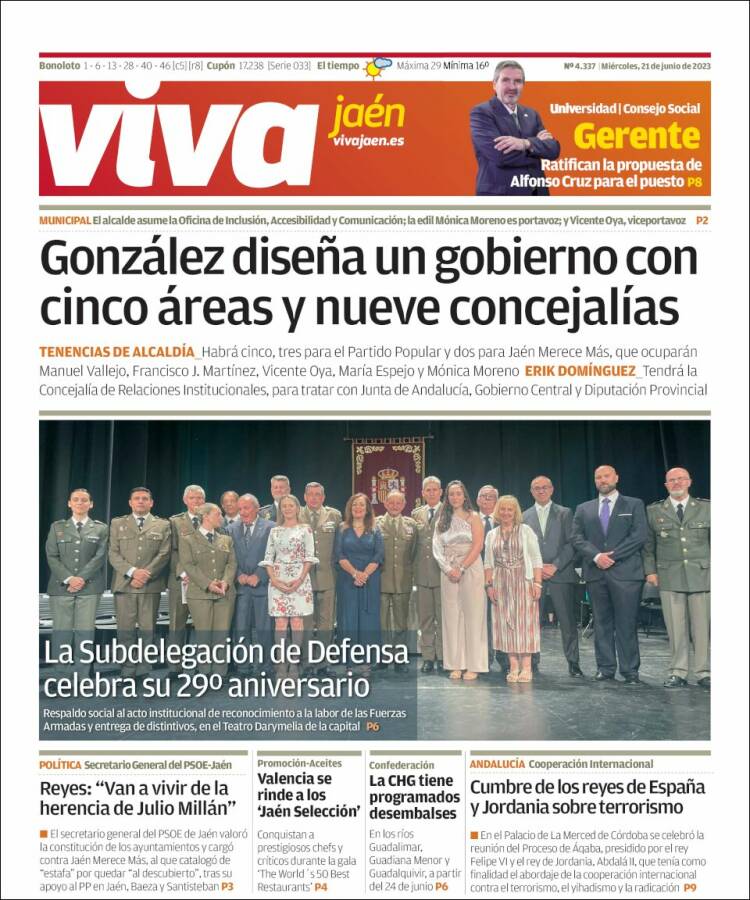 Portada de Viva Jaén (Spain)