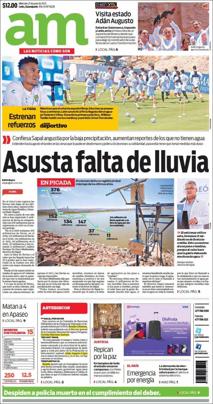 Portada de Al Día A.M. (México)