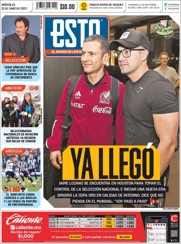 Portada de Esto (México)