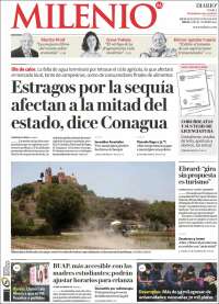 Portada de Milenio de Puebla (México)