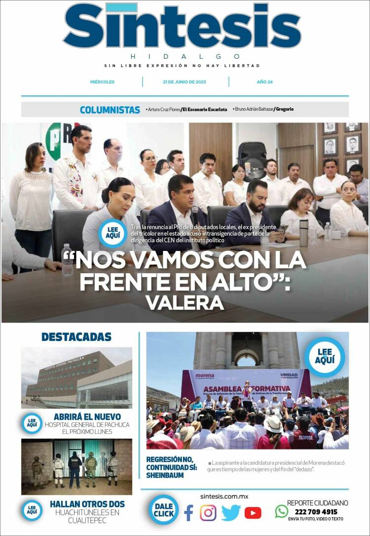 Portada de Sistesis - Hidalgo (México)
