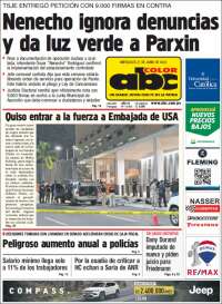 Portada de ABC Color (Paraguay)