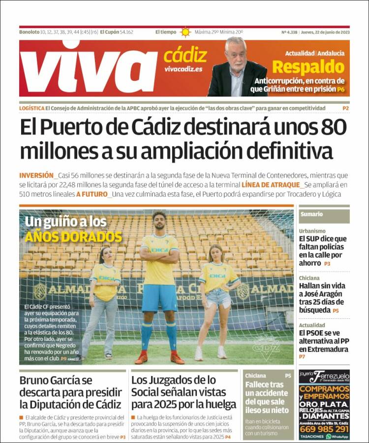 Portada de Información - Cadiz (España)