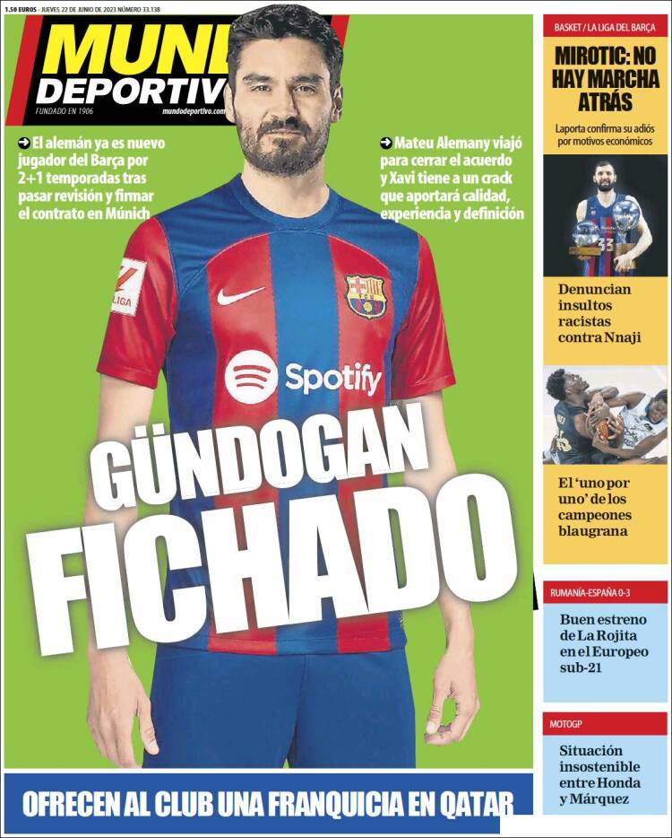 Portada de El Mundo Deportivo (España)