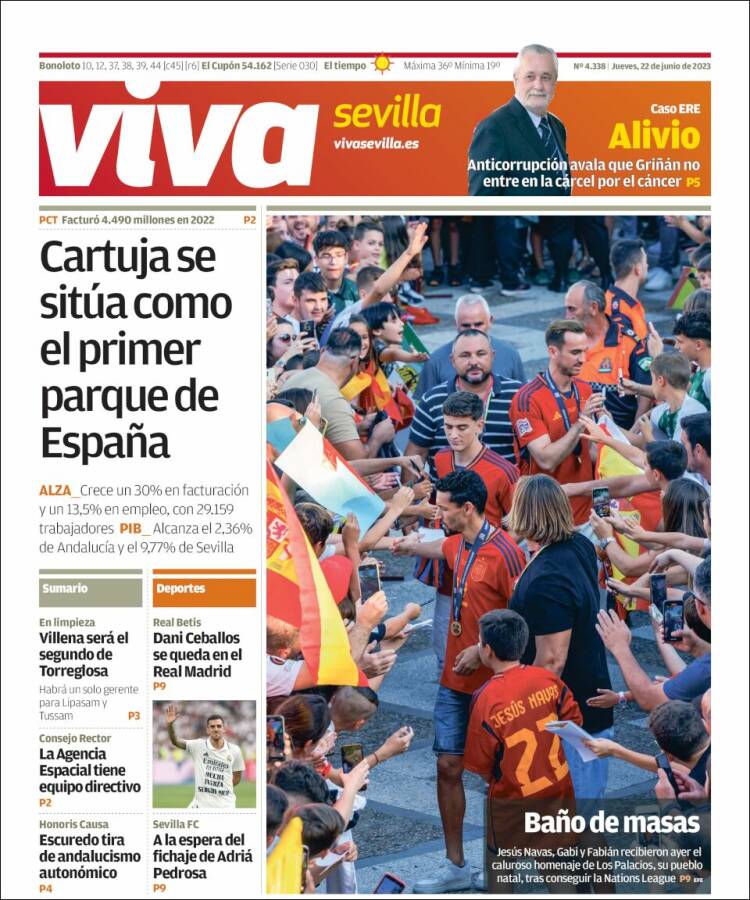 Portada de Viva Sevilla (España)