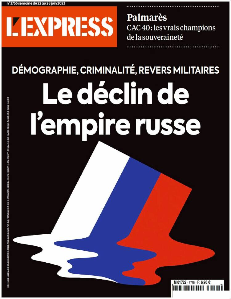 Portada de L'Express (Francia)
