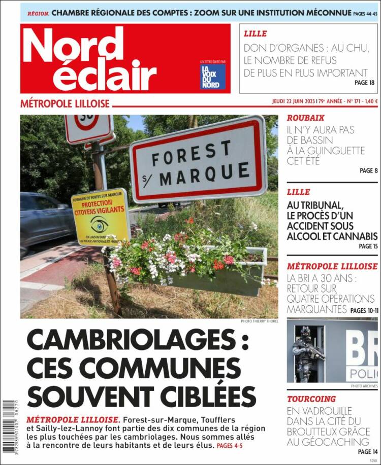 Portada de Nord Éclair (Francia)