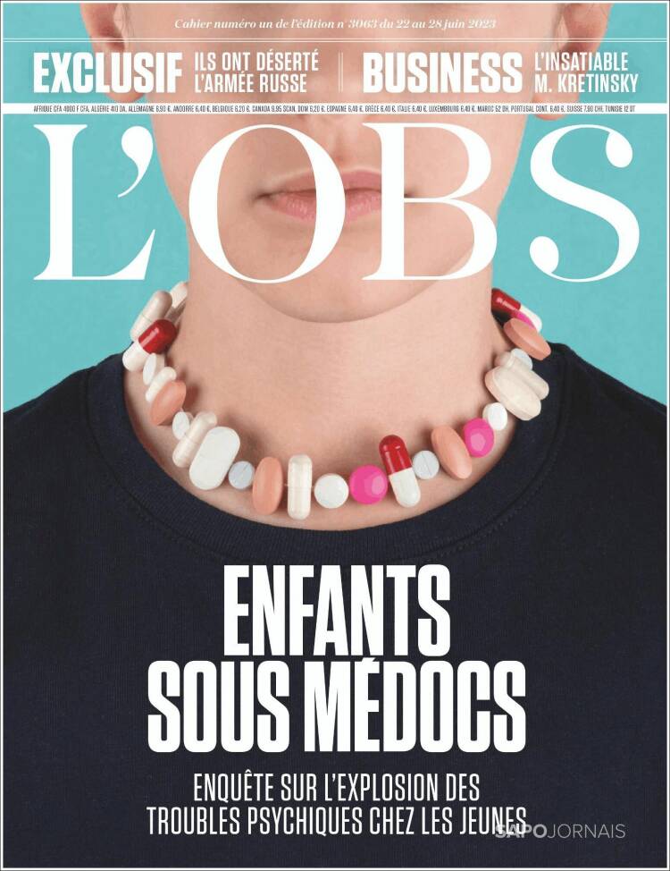 Portada de Le Nouvel Observateur (Francia)