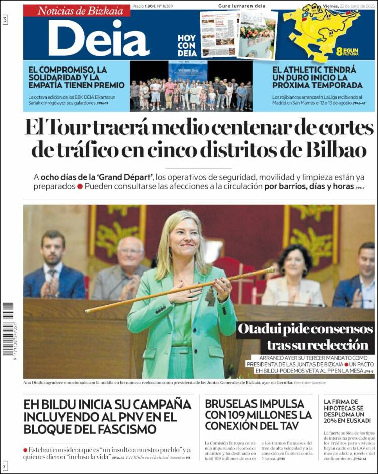 Portada de Deia (España)
