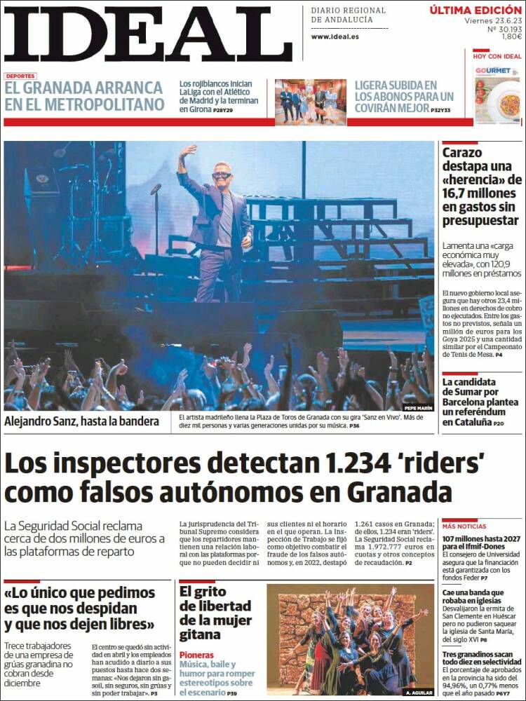 Portada de Ideal (España)