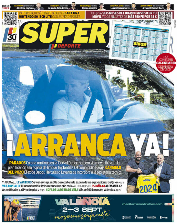 Portada de Superdeporte (España)