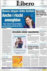 Portada de Libero (Italia)