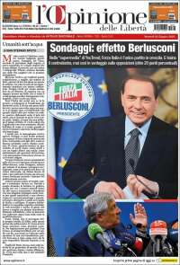 Portada de L'Opinione  delle Libertà (Italia)