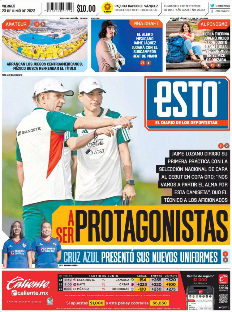 Portada de Esto (M&eacute;xico)