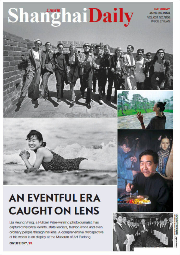 Portada de Shanghai Daily (China)
