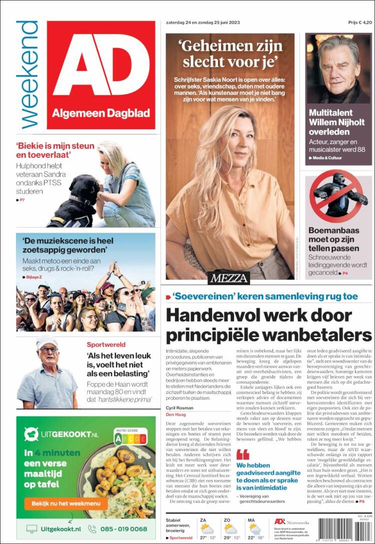 Portada de AD (Pa&iacute;ses Bajos)